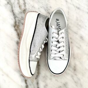Wild Pair Silver Women's Sneakers